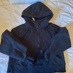 Lululemon Black scuba Hooded Sweatshirt